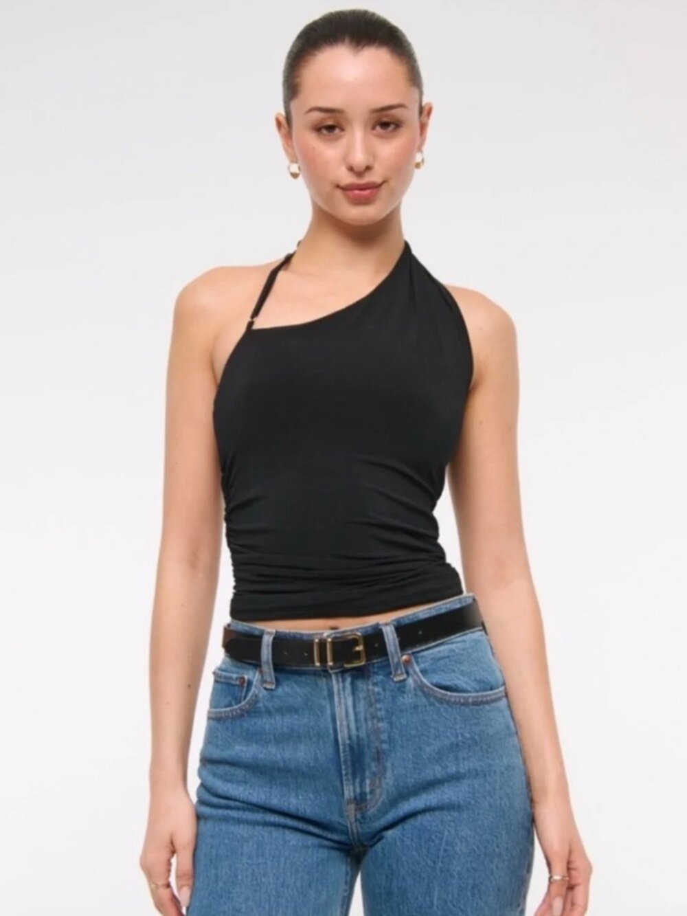 NWT Abercrombie & Fitch Black Halter Top XXS